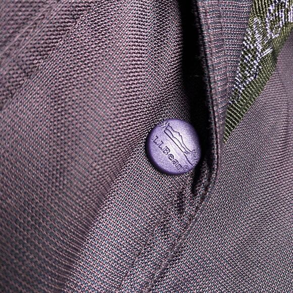 Vintage LL Bean Nylon Jacket Women's Small Purple Fleece Line Deep Pile Ski - Picture 7 of 12